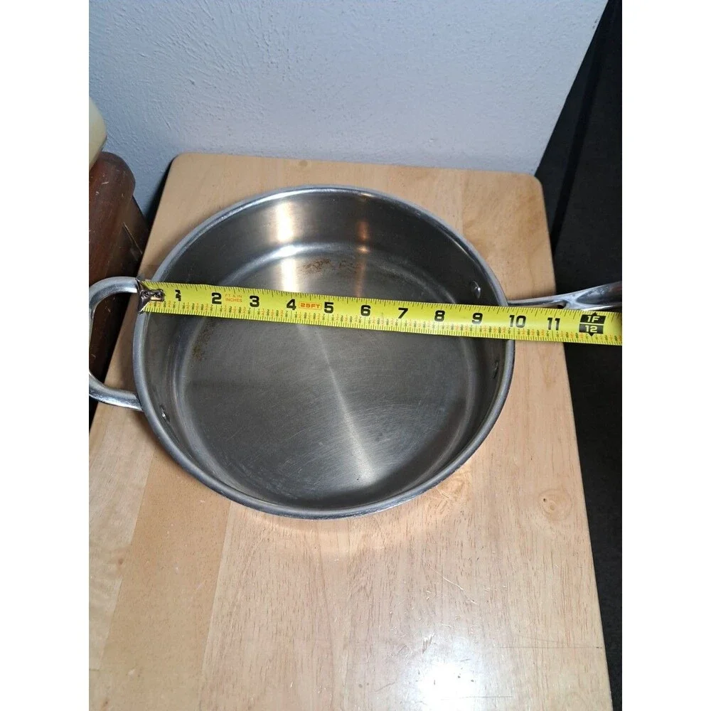 Cuisinart Sauté Skillet 7333-24HG Pan Stainless Steel No Lid